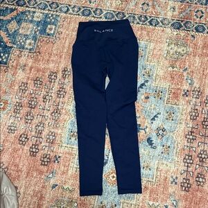 Balance Athletica Navy High-Waist Performance Leggings